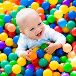 Ball Pit Balls, Crush Proof Plastic Ball for Baby and Toddler